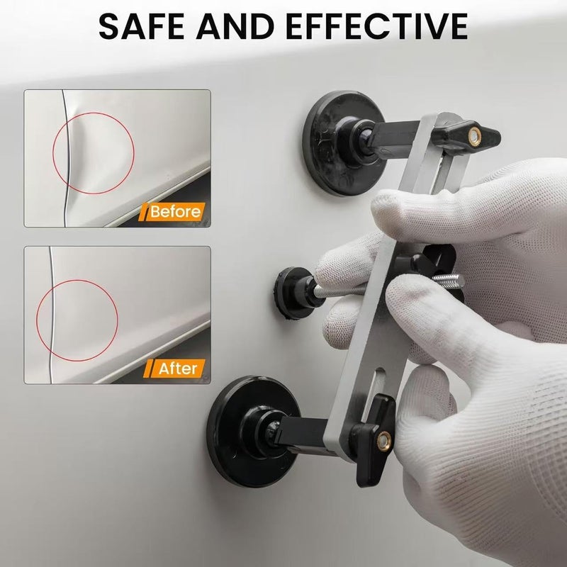 ZOOMKEY Dent Repair Kit, Car Dent Removal Tools,Dent Puller Kit with Dent Lifter, Bridge Puller, Slide Hammer T-Bar for Car Body Dents - Image 5